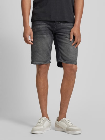 Antony Morato Korte slim fit jeans in 5-pocketmodel Zwart - 4