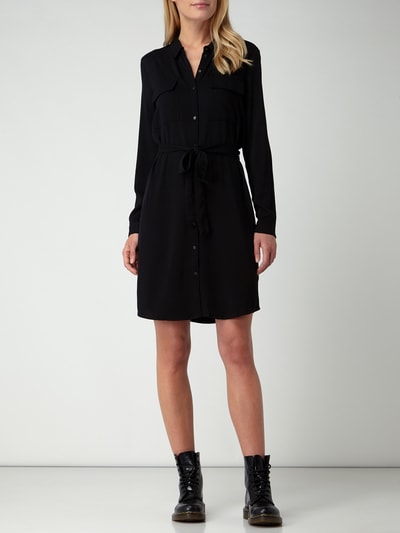 Esprit Blousejurk met doorknoopsluiting in zwart online kopen P C