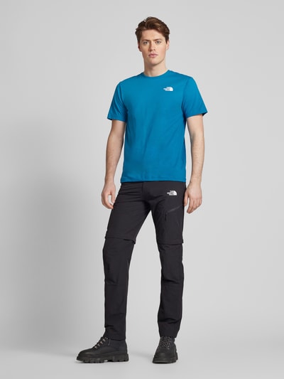 The North Face T-Shirt mit Label-Print Royal 1