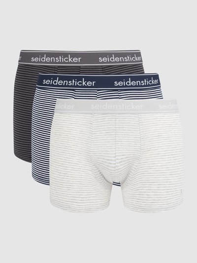 Seidensticker Boxershort met stretch in set van 3 Marineblauw - 1