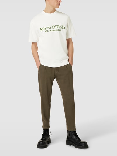 Marc O'Polo T-Shirt mit Logo-Stitching Offwhite 1