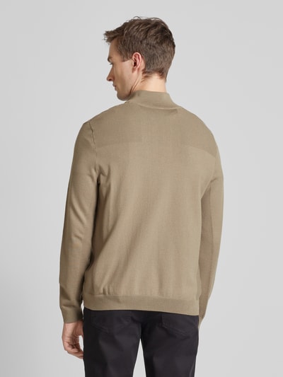 BOSS Green Troyer mit Label-Detail Modell 'Momentum' Taupe 5