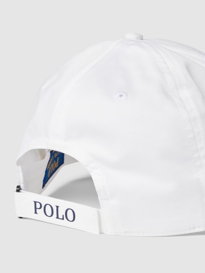 Polo Ralph Lauren Cap mit Label-Print Weiss 3