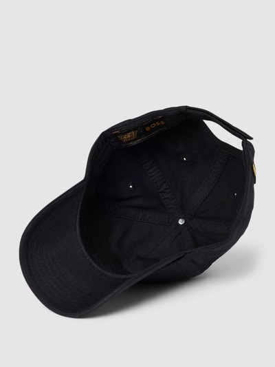 BOSS Cap mit Label-Stitching Schwarz 2