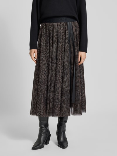 JOOP! Spódnica midi z tiulem model ‘FRIDI2’ Średniobrązowy 4