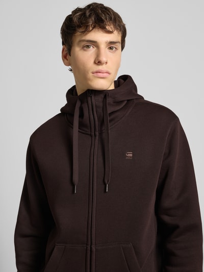G-Star Raw Sweatjacke mit Kapuze Dunkelbraun 3