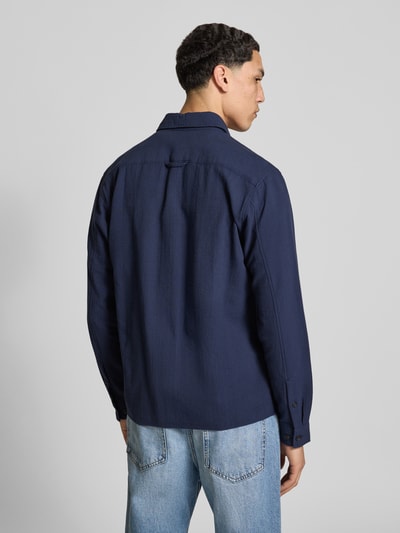 Marc O'Polo DENIM Regular Fit Freizeithemd aus reiner Baumwolle Marine 5