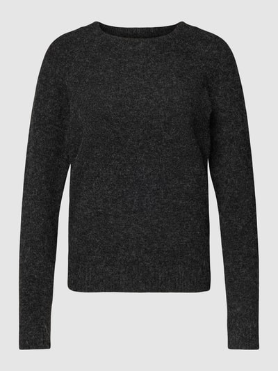 Vero Moda Strickpullover mit Rundhalsausschnitt Modell 'DOFFY' Black 2