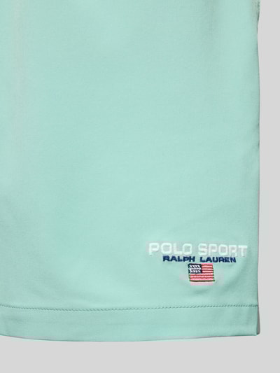 Polo Sport Relaxed Fit Badeshorts mit Label-Stitching Modell 'TRAVLER' Mint 2