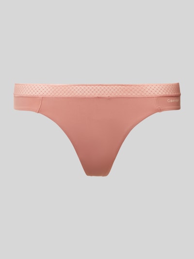 Calvin Klein Underwear String mit elastischem Bund Mauve 1