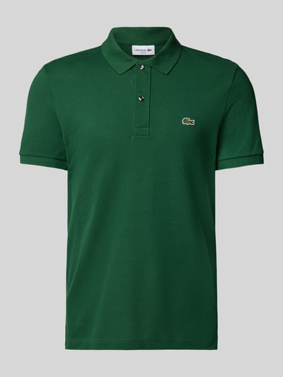 Lacoste Slim Fit Poloshirt aus reiner Baumwolle Gruen 2