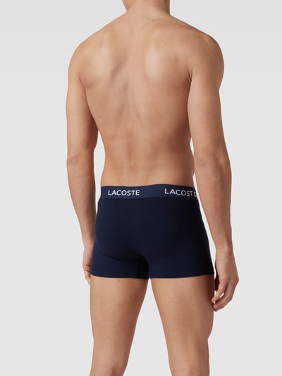 Lacoste Trunks mit Label-Details im 3er-Pack Marine 4