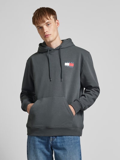 Tommy Jeans Hoodie mit Label-Print Modell 'ESSENTIAL' Anthrazit 4