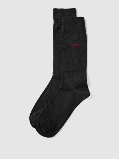 HUGO Socken im 2er-Pack Dunkelgrau Melange 1