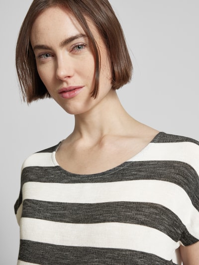 Vero Moda T-shirt met blokstrepen Zwart - 3