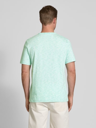 Tom Tailor Regular fit T-shirt van puur katoen Lichtturquoise - 5