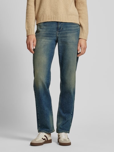 MAC Straight Leg Jeans im 5-Pocket-Design Hellblau 4