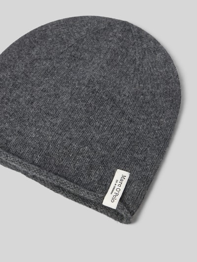 Marc O'Polo Mütze aus Schurwoll-Kaschmir-Mix Dunkelgrau 2