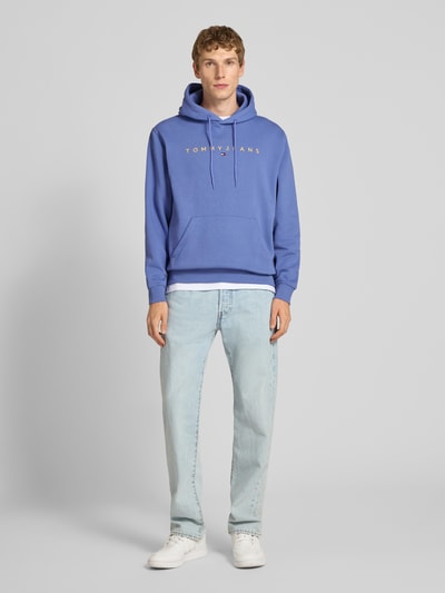Tommy Jeans Regular fit hoodie van katoenmix Blauw - 1