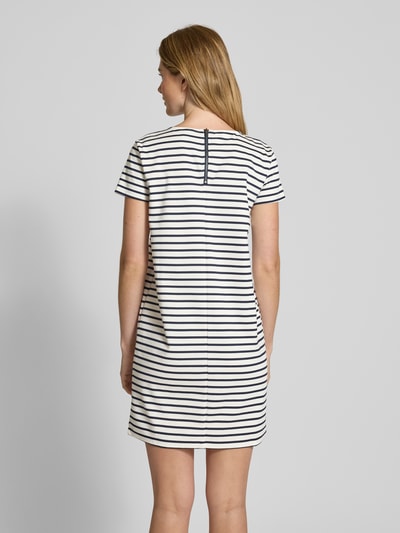 Vero Moda Oversized Minikleid mit Allover-Muster Modell 'ABBY' Weiss 5