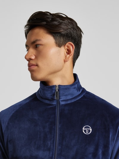 SERGIO TACCHINI Kurtka treningowa z wyhaftowanym logo model ‘DALLAS’ Granatowy 3