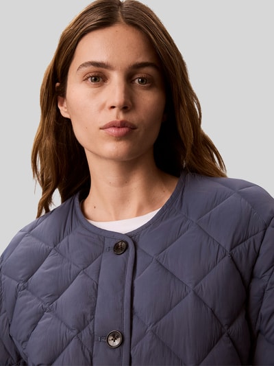 Calvin Klein Womenswear Kurtka pikowana o kroju regular fit z wpuszczanymi kieszeniami Szaroniebieski 3
