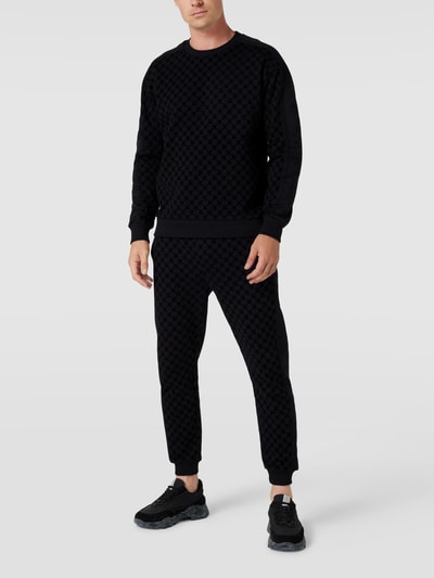 JOOP! Collection Sweatshirt mit Allover-Muster Black 1