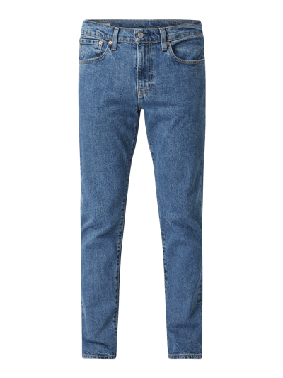 Levi's® Jeansy o kroju regular tapered fit z dodatkiem streczu model ‘502’ Niebieski 2