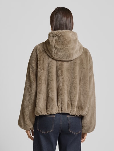 Beaumont Amsterdam Jack van imitatiebont en tweewegsritssluiting Beige - 5