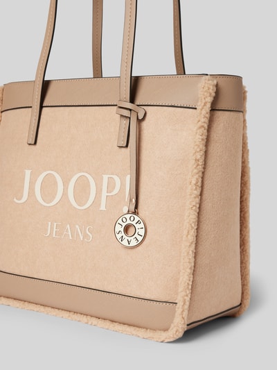 JOOP! Jeans Torba shopper z obszyciem ze sztucznego futra model ‘calduccio yvette’ Beżowy 3