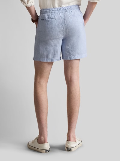 Polo Ralph Lauren Regular Fit Shorts aus echtem Leinen mit Logo-Stitching Bleu 5