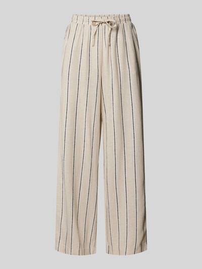 ICHI Stoffen broek van een mix van linnen en viscose, model 'LINNO' Offwhite - 2