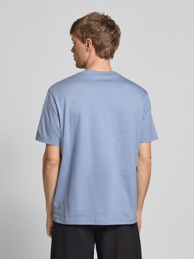 Calvin Klein Jeans T-Shirt mit Label-Print und Rundhalsausschnitt Hellblau 5