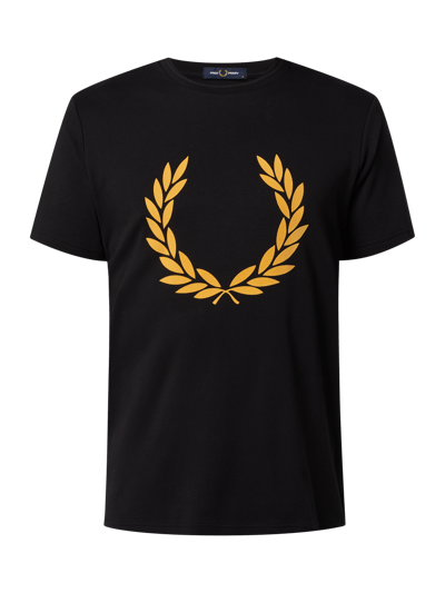 Fred Perry T-Shirt aus Baumwolle Modell 'Salesman' Black 2