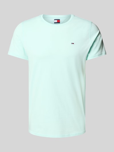 Tommy Jeans Regular Fit T-Shirt aus reiner Baumwolle Tuerkis 2