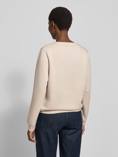 Tom Tailor Regular Fit Sweatshirt mit Viskose-Anteil Sand 5