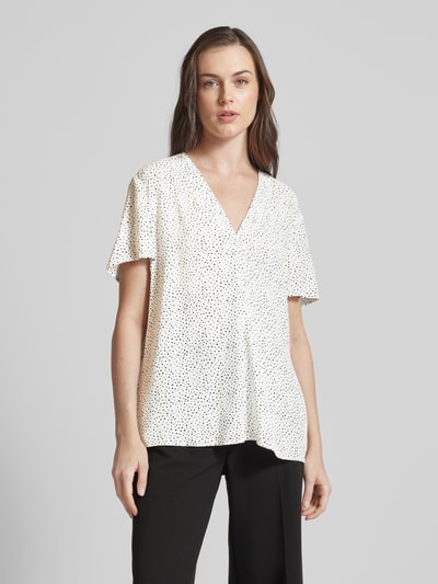 Esprit Bluse mit Allover-Muster Offwhite 4