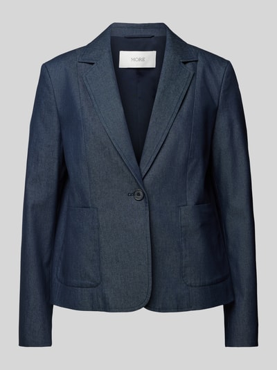 MORE Blazer mit aufgesetzten Taschen Jeansblau 2