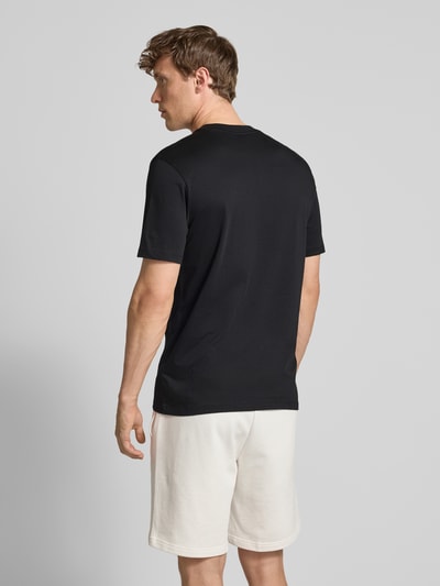 HUGO T-shirt met motief- en labelprint, model 'Dobero' Zwart - 5