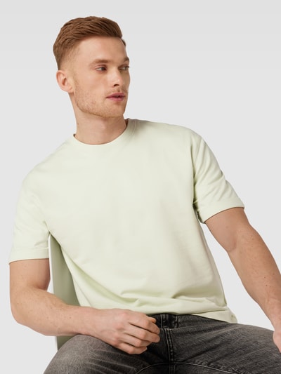 Windsor T-shirt met ronde hals, model 'Sevo' Lichtgroen - 3