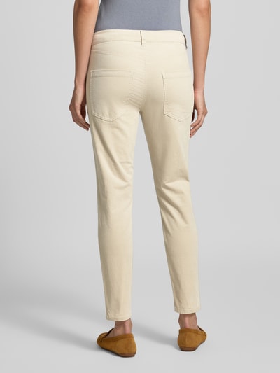 Marc O'Polo Spodnie z drobnego sztruksu o kroju boyfriend fit z mieszanki bawełny Złamany biały 5