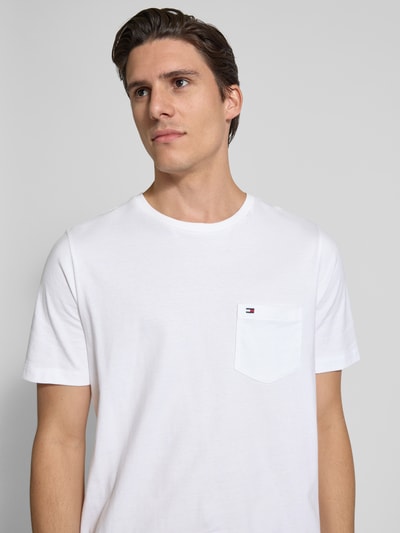 Tommy Hilfiger Regular fit T-shirt van puur katoen Wit - 3