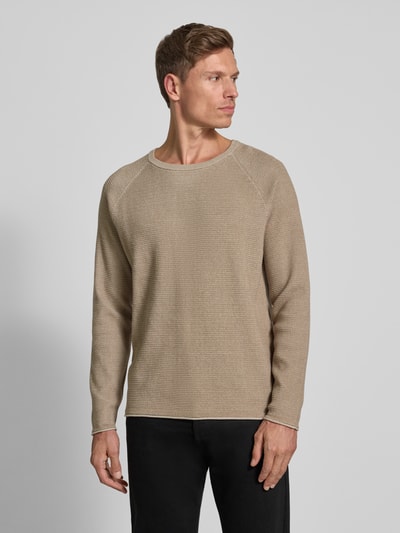 Drykorn Gebreide pullover met ronde hals, model 'TITZIAN' Beige - 4