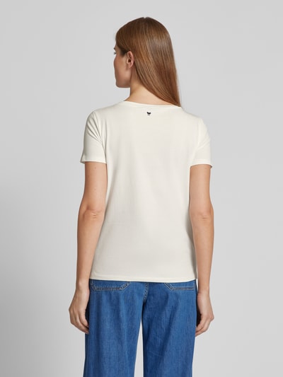 Weekend Max Mara T-Shirt mit Rundhalsausschnitt Modell 'MULTIB' Weiss 5