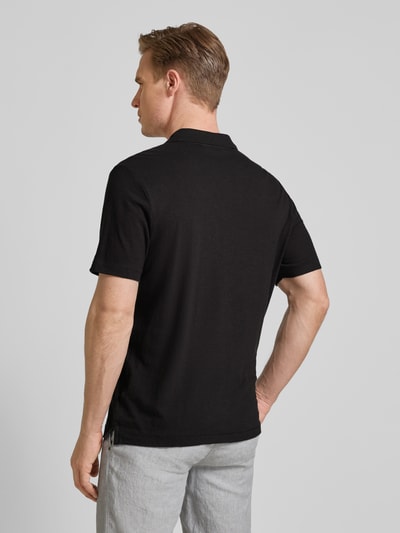 CK Calvin Klein Regular fit poloshirt in effen design Zwart - 5