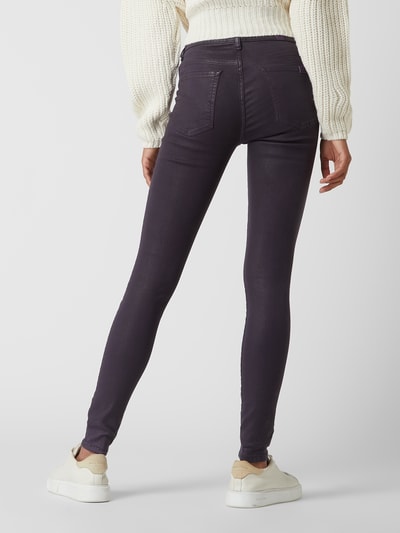 7 For All Mankind Super Skinny Fit Jeans mit Stretch-Anteil  Lila 5