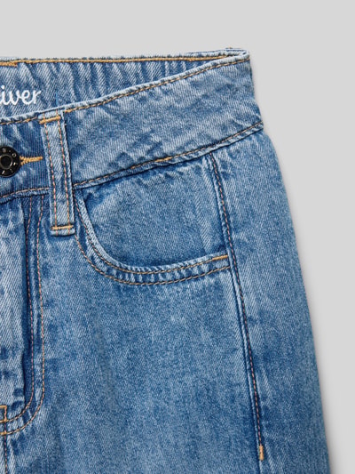 s.Oliver RED LABEL Wide leg jeans van puur katoen Model 'BIGGY' Blauw - 2