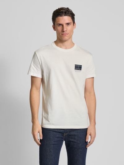 Tommy Jeans T-Shirt mit Label-Print Offwhite 4