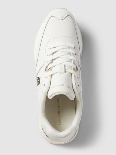 Tommy Hilfiger Sneaker aus Leder mit Label-Detail Ecru 4