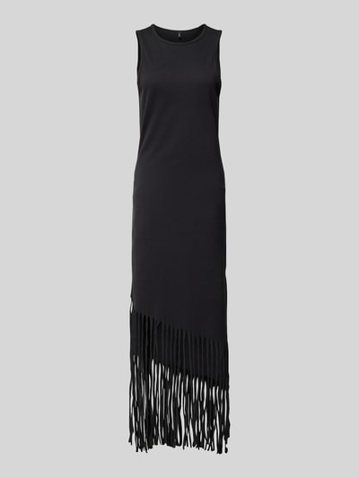 Only Długa sukienka z frędzlami model ‘ZINNA’ Czarny 2